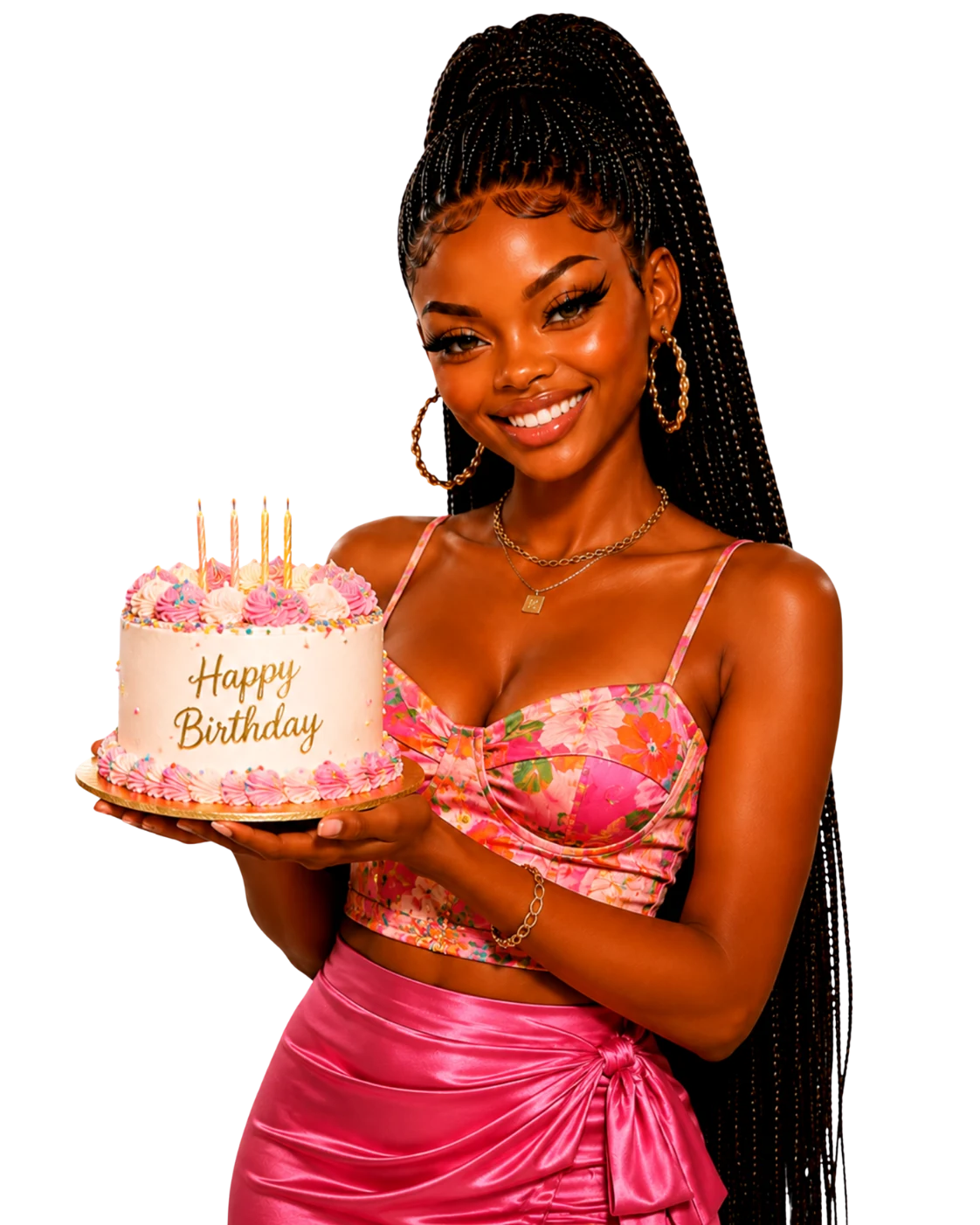 Birthday mascot